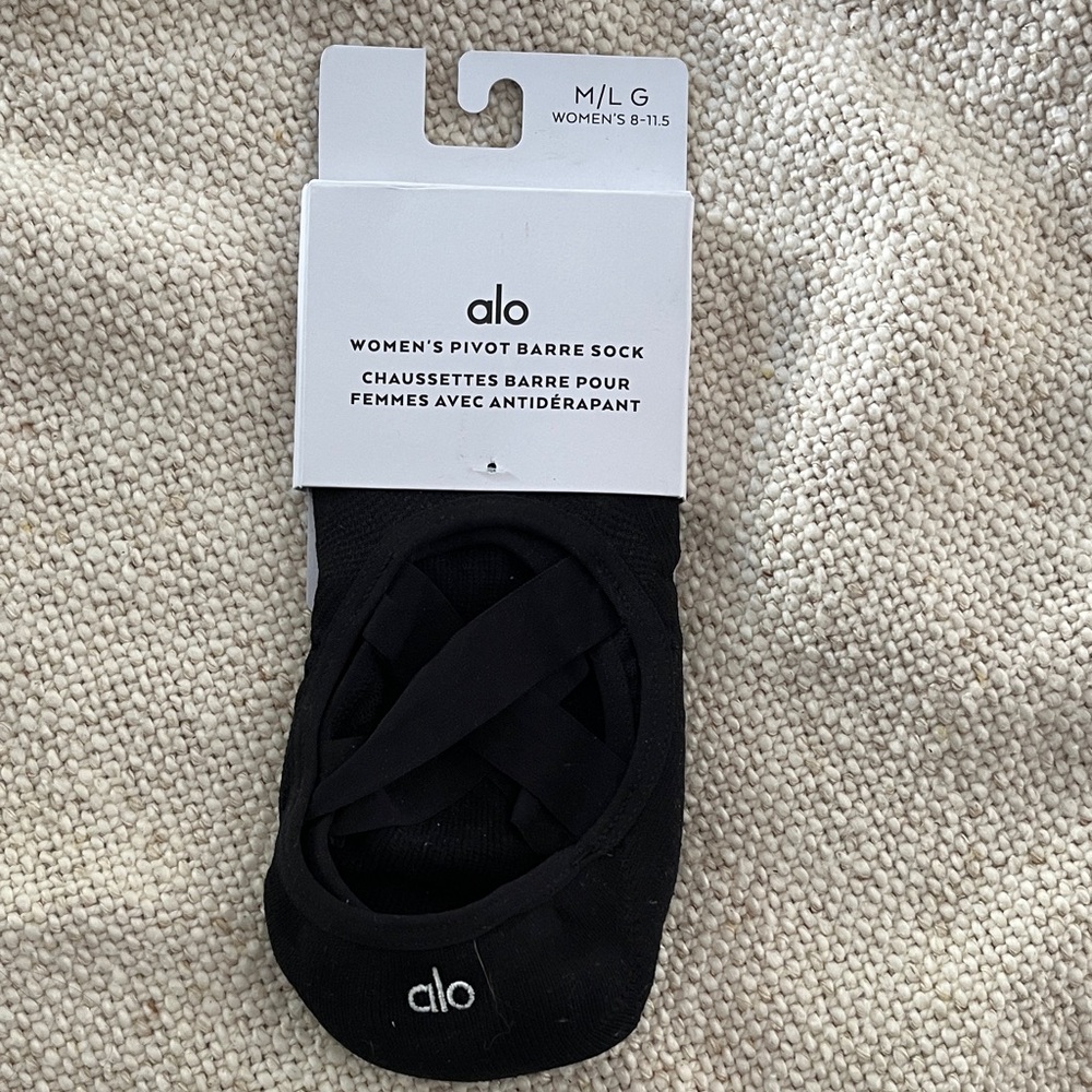 ALO Yoga Women's Pivot Barre Sock - Black